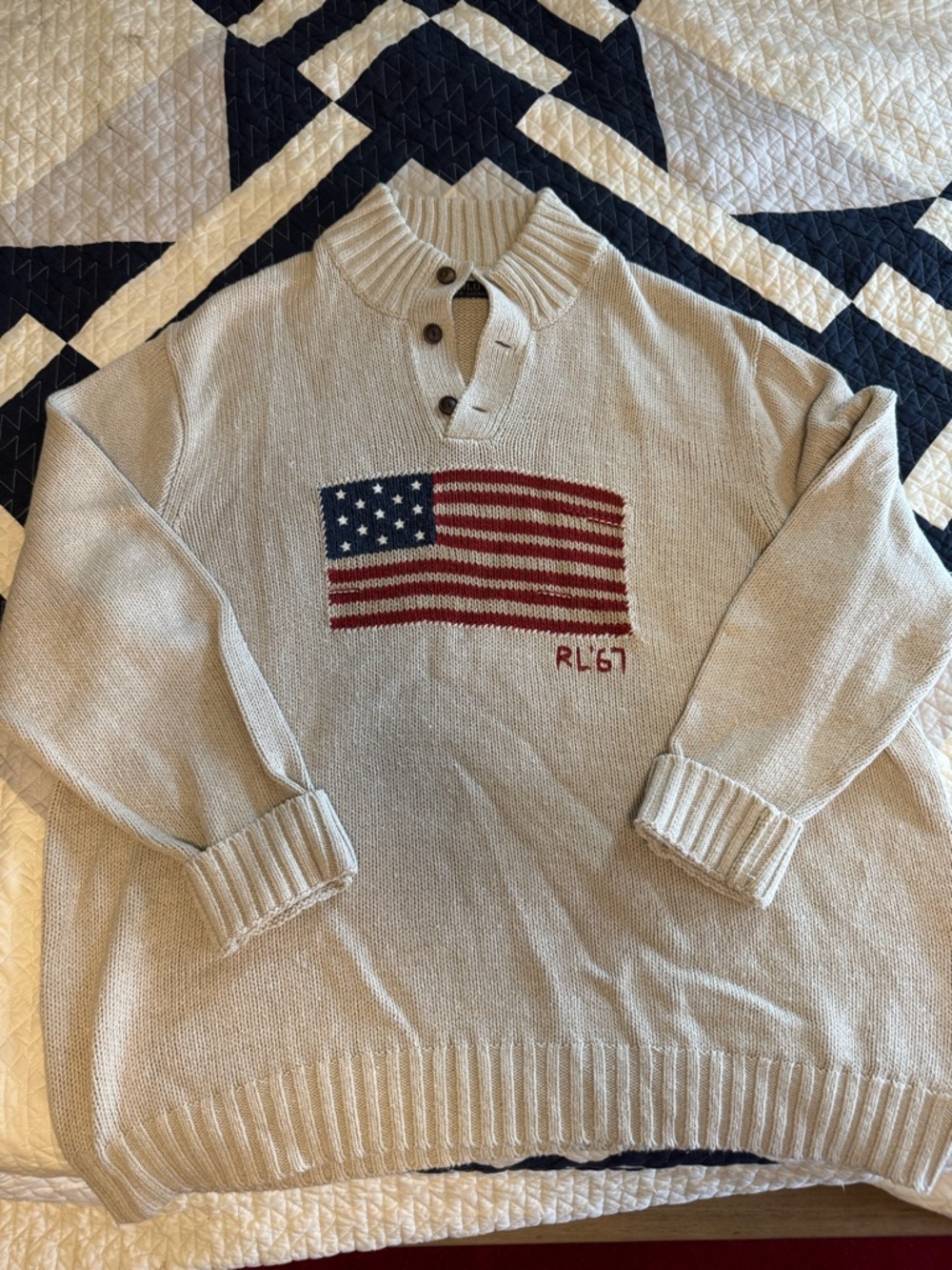 Polo Ralph Lauren Flag Sweater - 4XLT